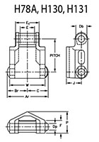 H78A, H130, H131 Drawing